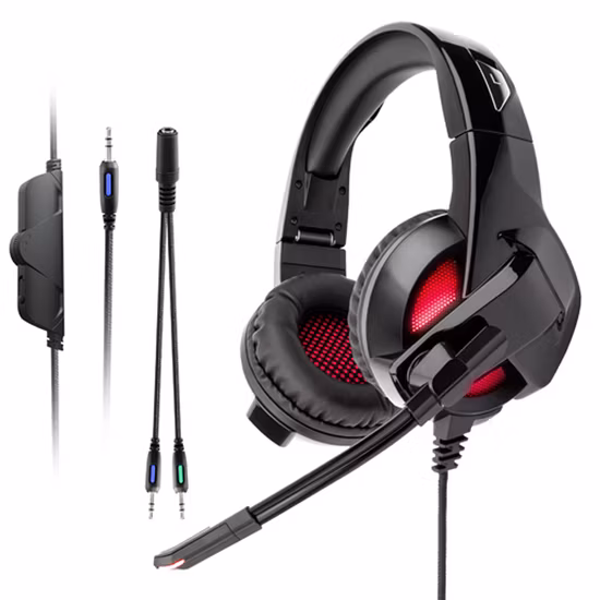 High Quality Steel Headband Virtual 7.1 Sound Gaming Headsets Headphone