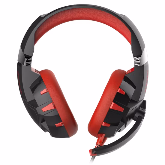 Casque de jeu filaire stéréo multi-couleurs avec basses profondes pour ordinateur